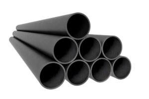 Construction tubes from regranulate